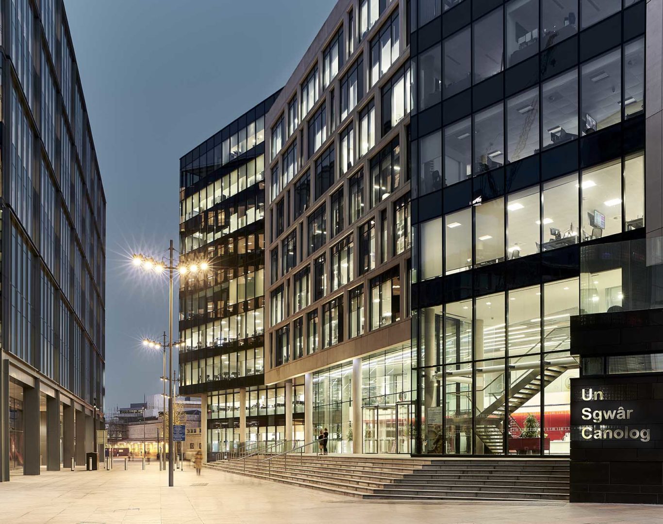 Rightacres - One Central Square. Award winning Cardiff building.